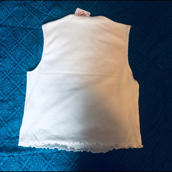 TOP - Ribbed Sleeveless Top - Picture 4 of 5